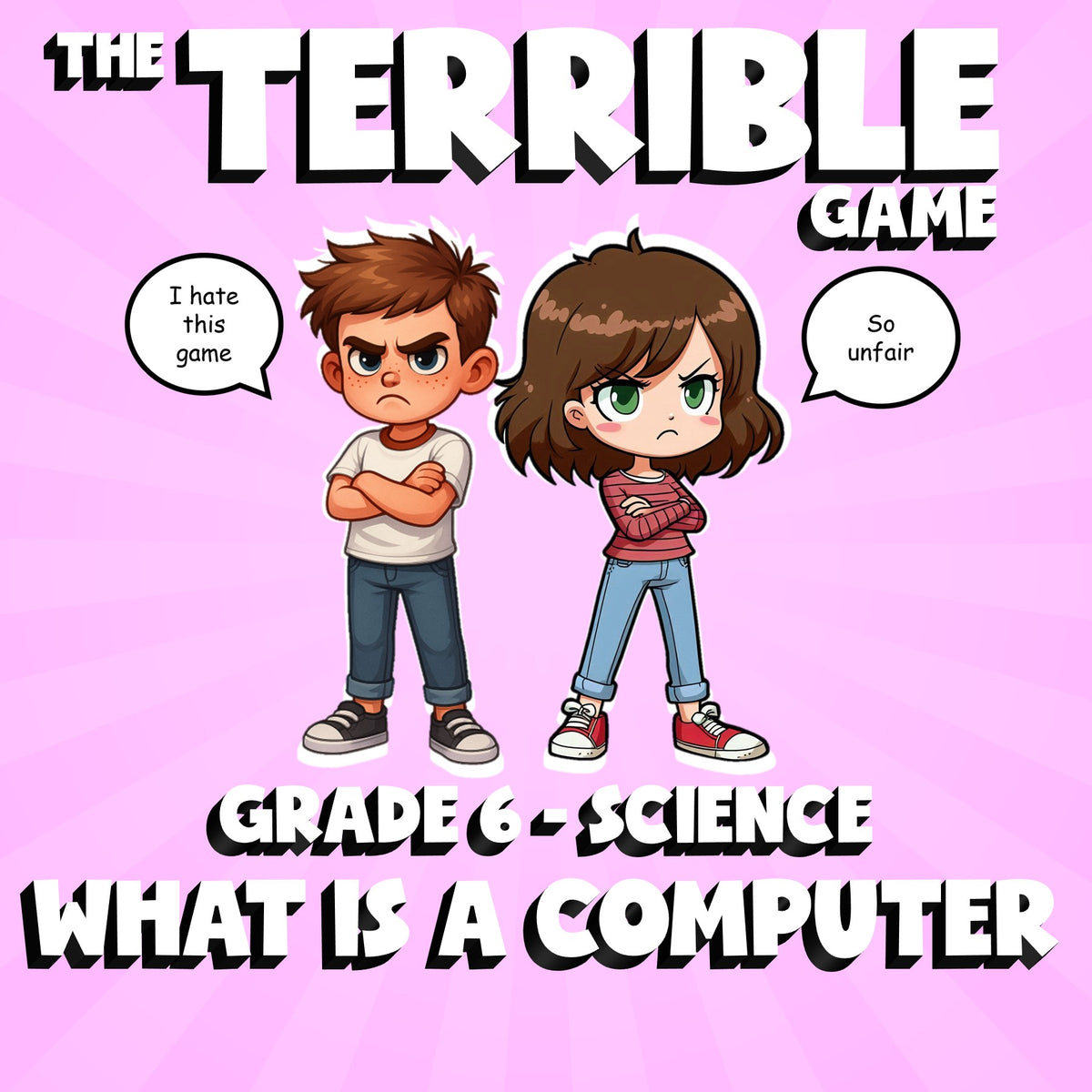 What is a Computer THE TERRIBLE GAME - No Prep Grade 6 Science Review Activity