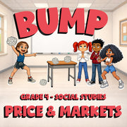 Price & Markets BUMP Socials Game - No Prep Grade 4 Review Activity