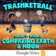 Comparing Earth & Moon TRASHKETBALL Science Game - No Prep Grade 4 Review