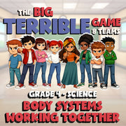 Body Systems Working Together BIG TERRIBLE GAME - No Prep Grade 4 Science Review