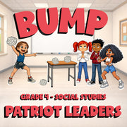 Patriot Leaders BUMP Socials Game - No Prep Grade 4 Review Activity