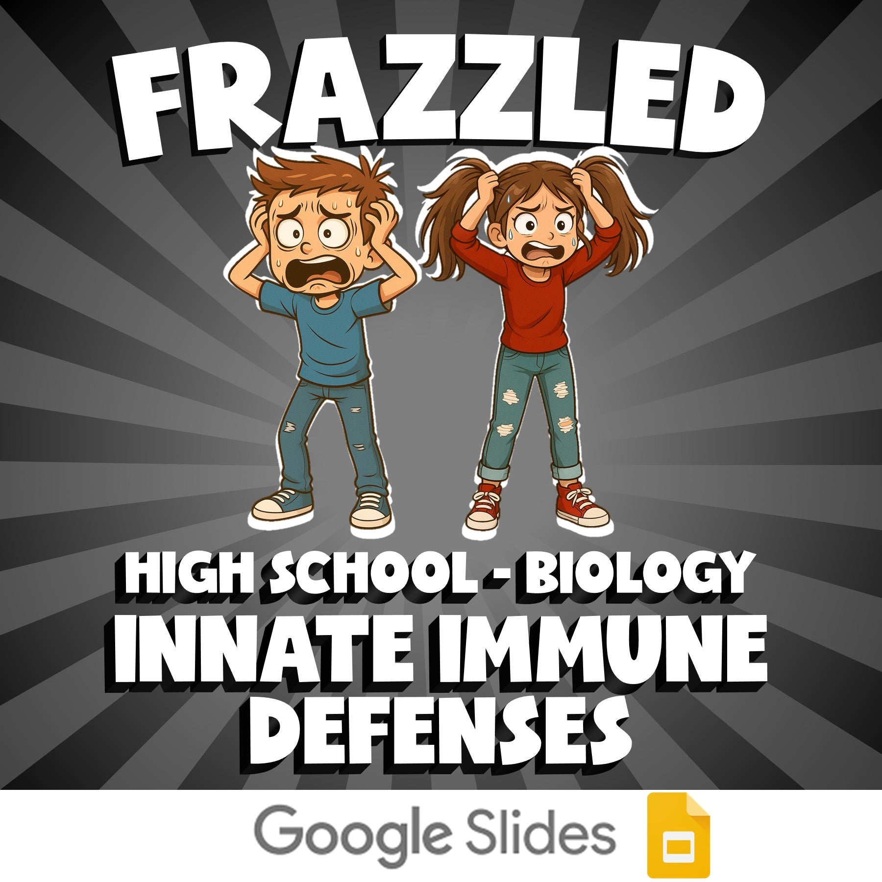 Innate Immune Defenses FRAZZLED Science Game - No Prep Biology Review Activity