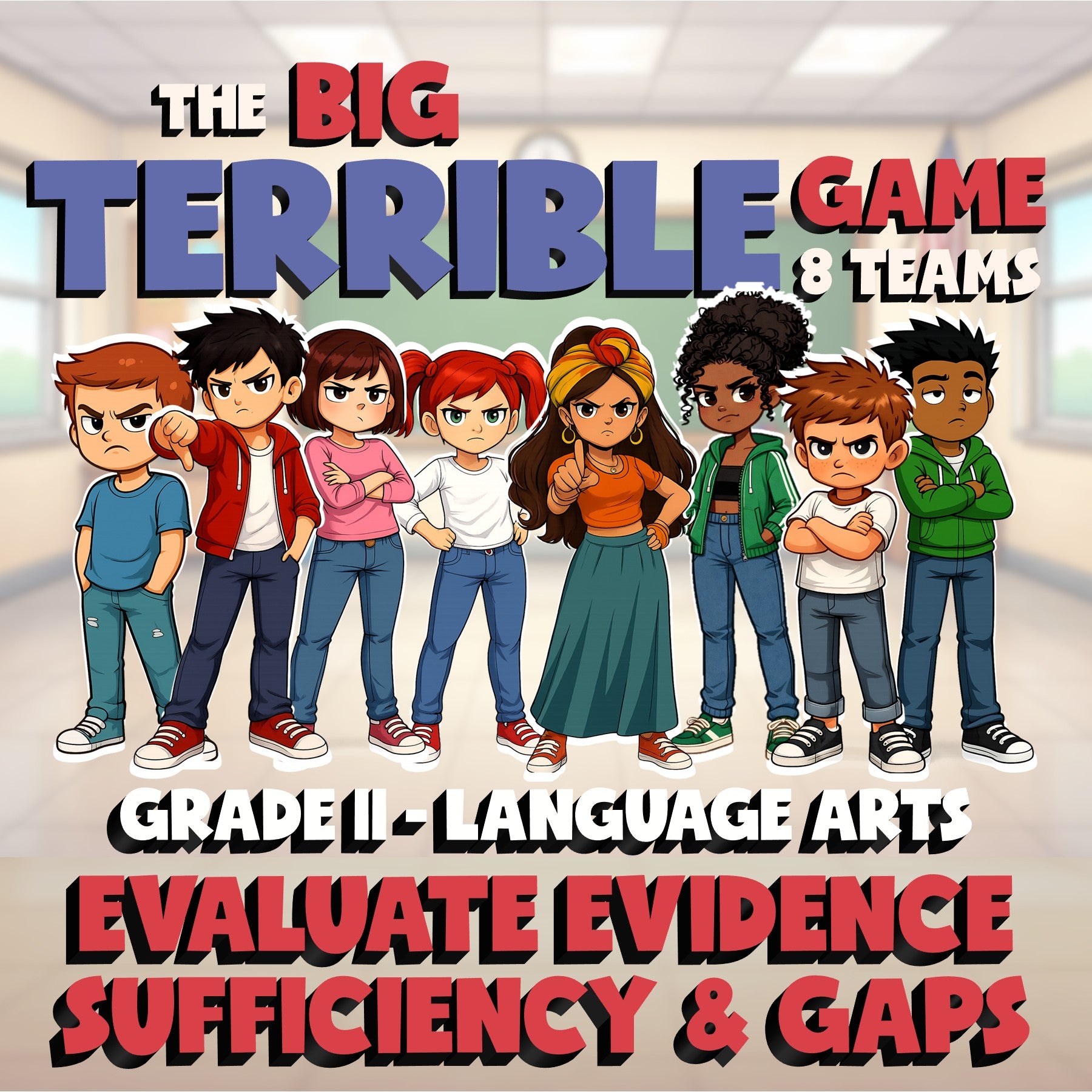 Evaluate Evidence Sufficiency & Gaps BIG TERRIBLE GAME - Grade 11 ELA Review