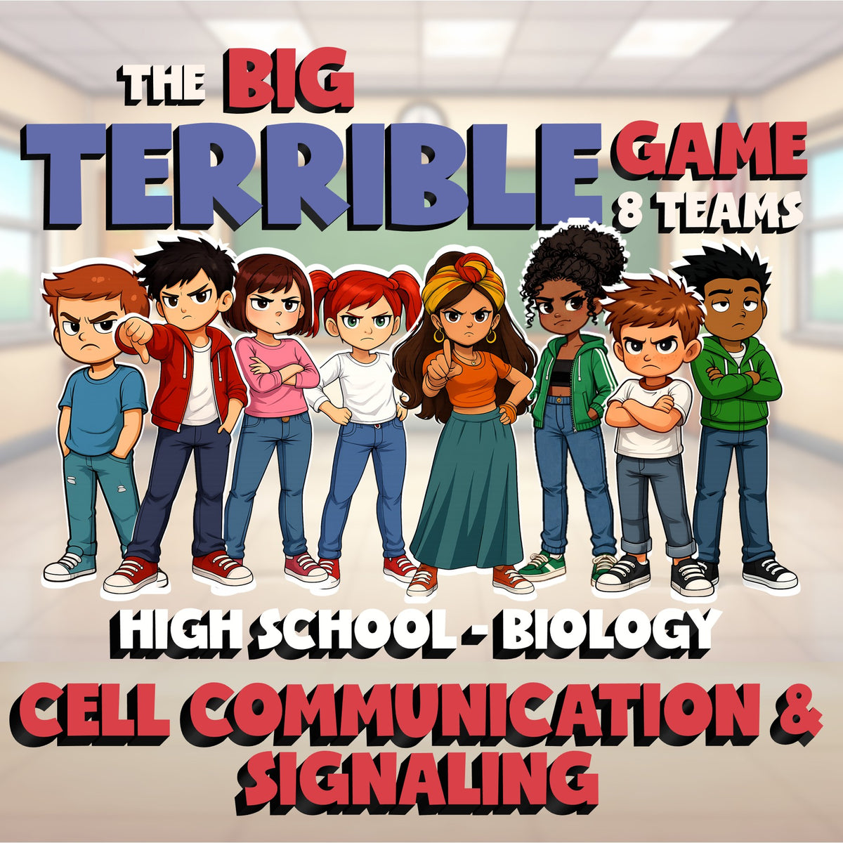 Cell Communication & Signaling BIG TERRIBLE GAME - Biology Science Review