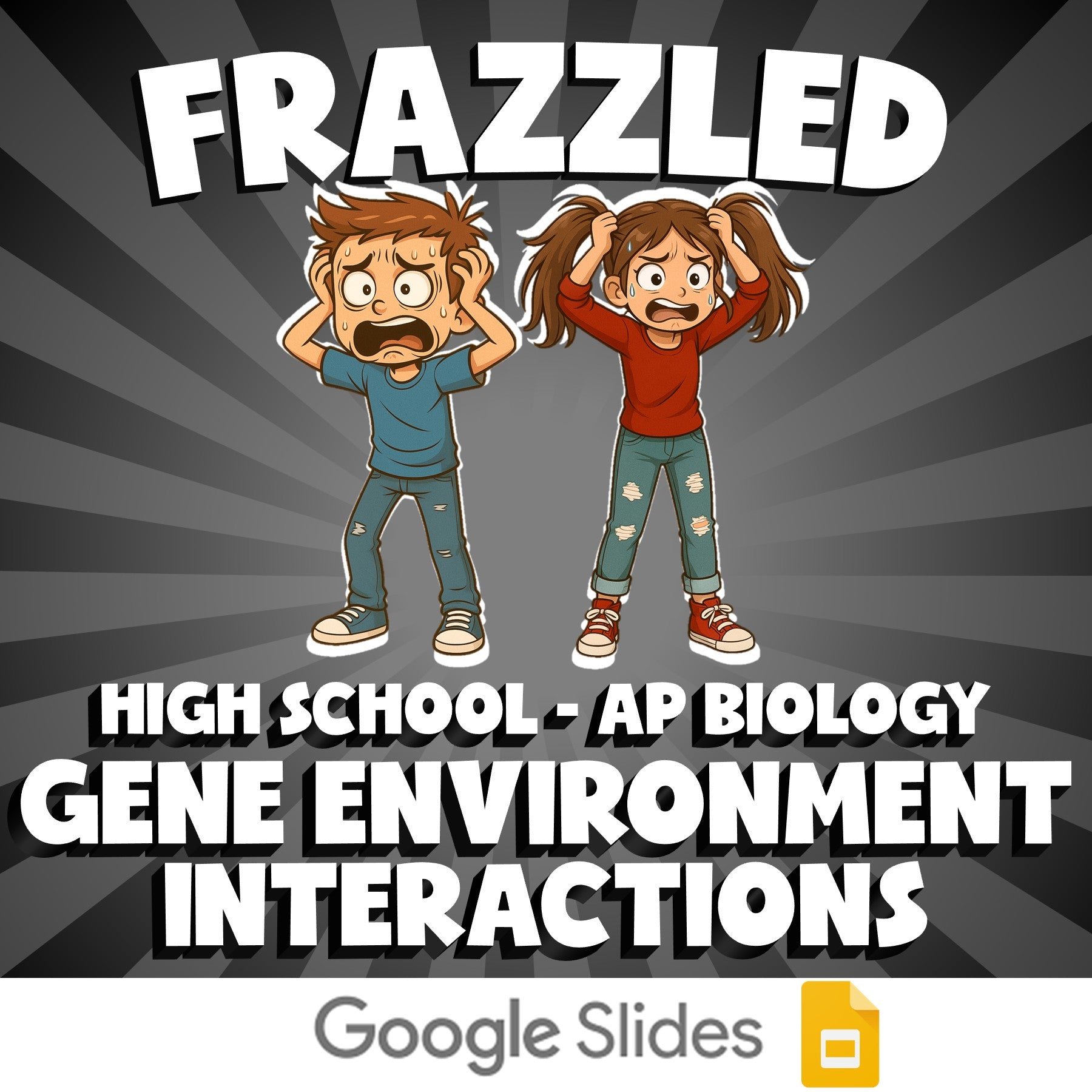 Gene Environment Interactions FRAZZLED Science Game - No Prep AP Biology Review
