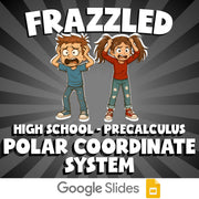 Polar Coordinate System FRAZZLED Math Game - No Prep PreCalculus Review Activity