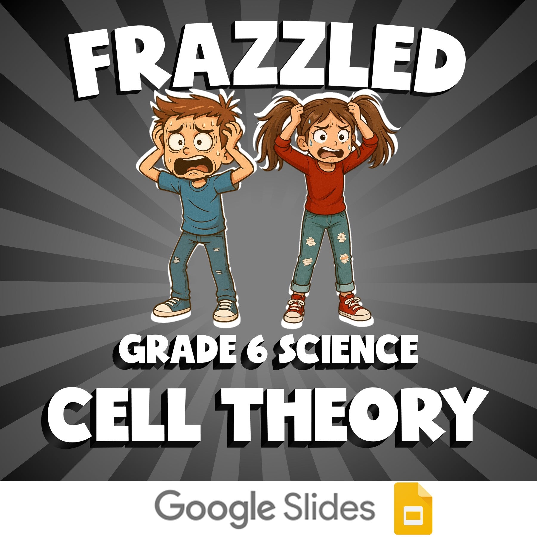 Cell Theory FRAZZLED Science Game - No Prep Grade 6 Review Activity