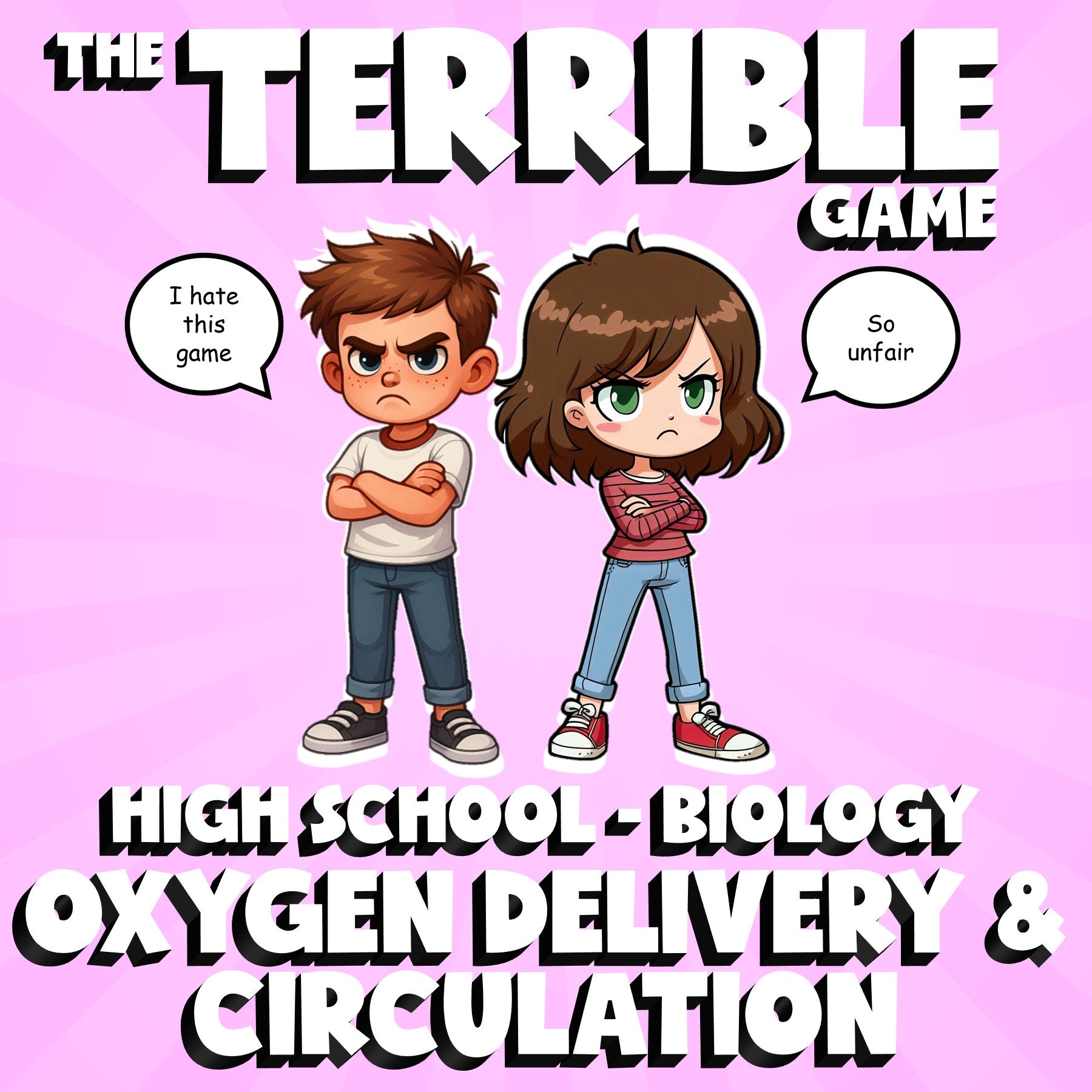 Oxygen Delivery & Circulation THE TERRIBLE GAME - No Prep Biology Science Review