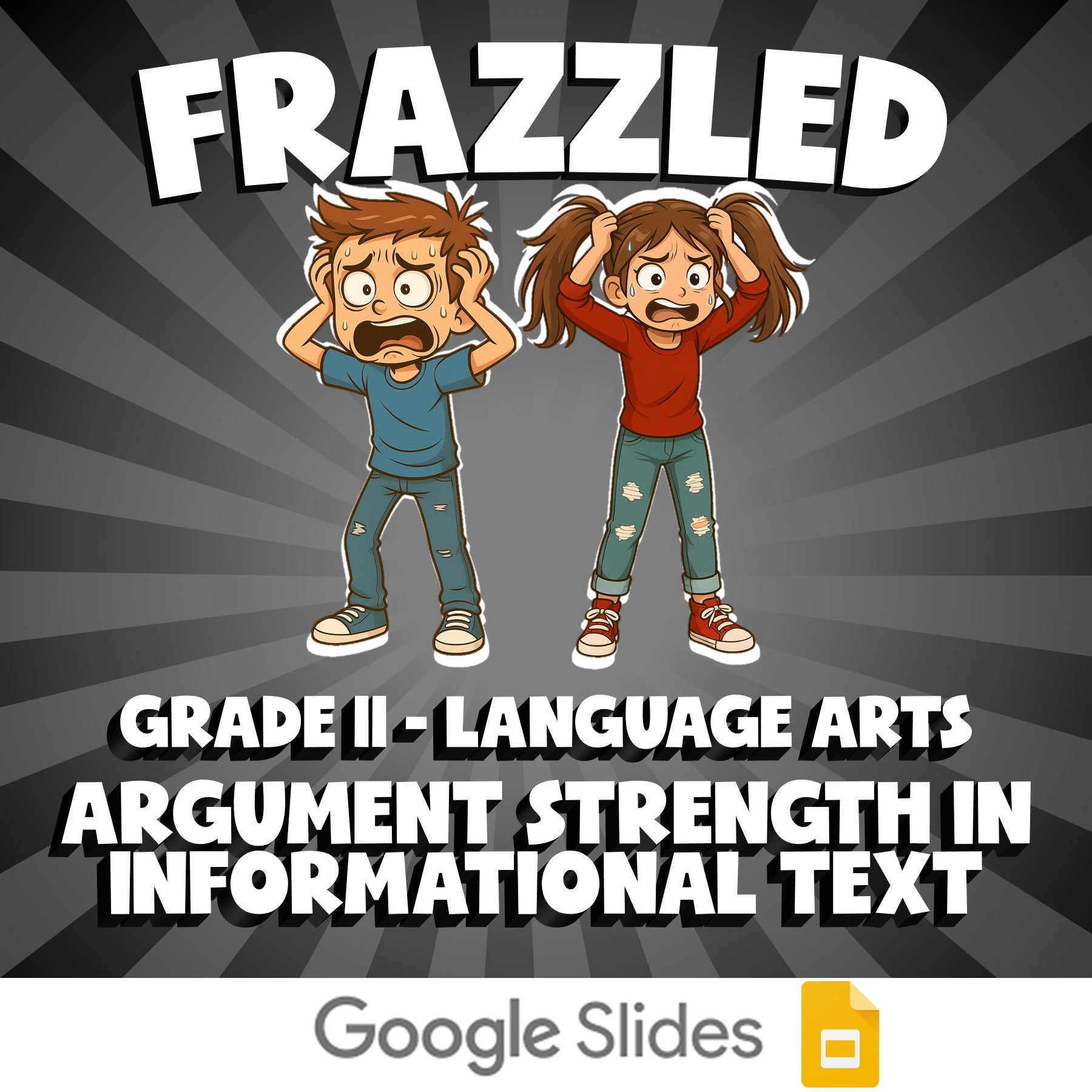 Argument Strength in Informational Text FRAZZLED ELA Game - No Prep Grade 11