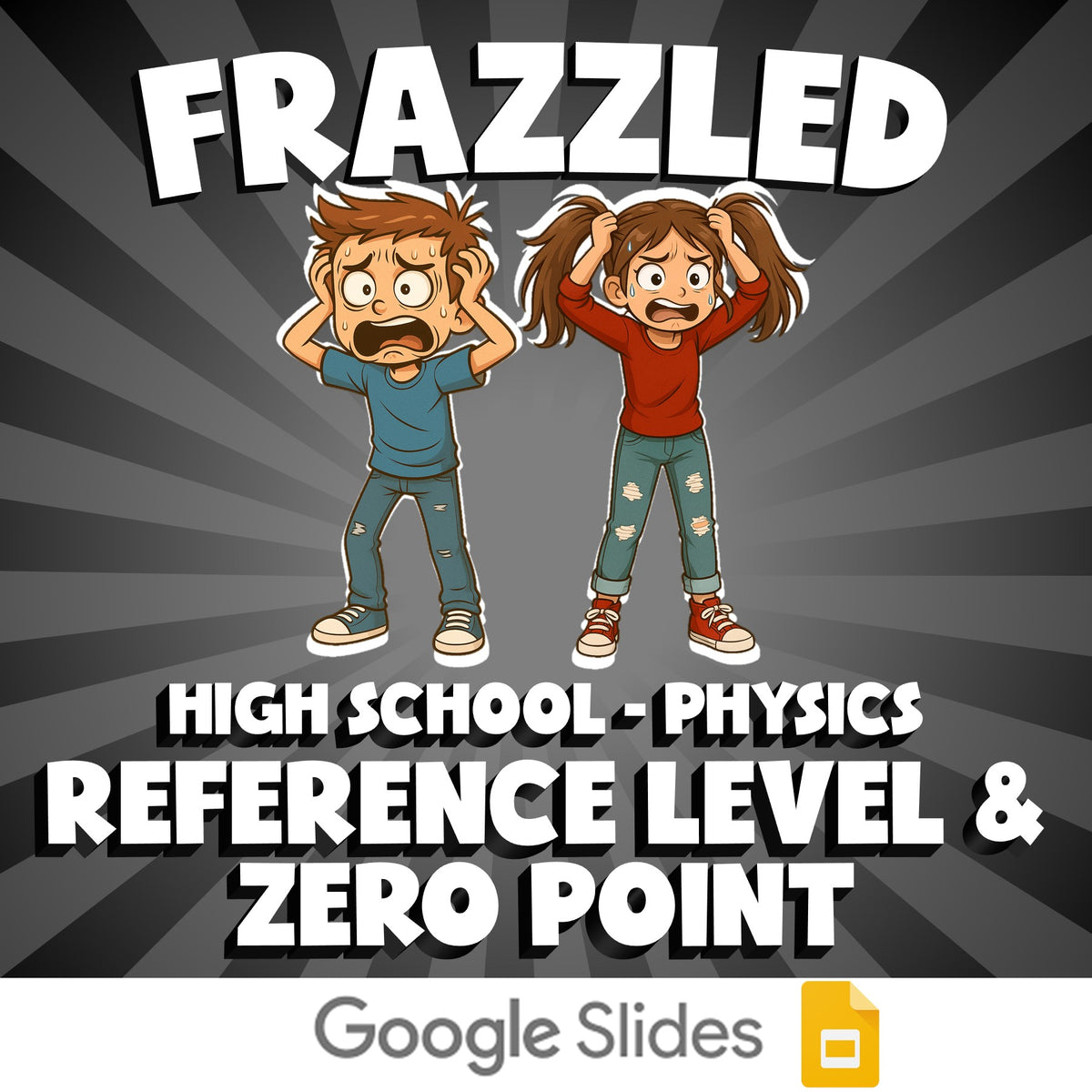 Reference Level & Zero Point FRAZZLED Science Game - No Prep Physics Review