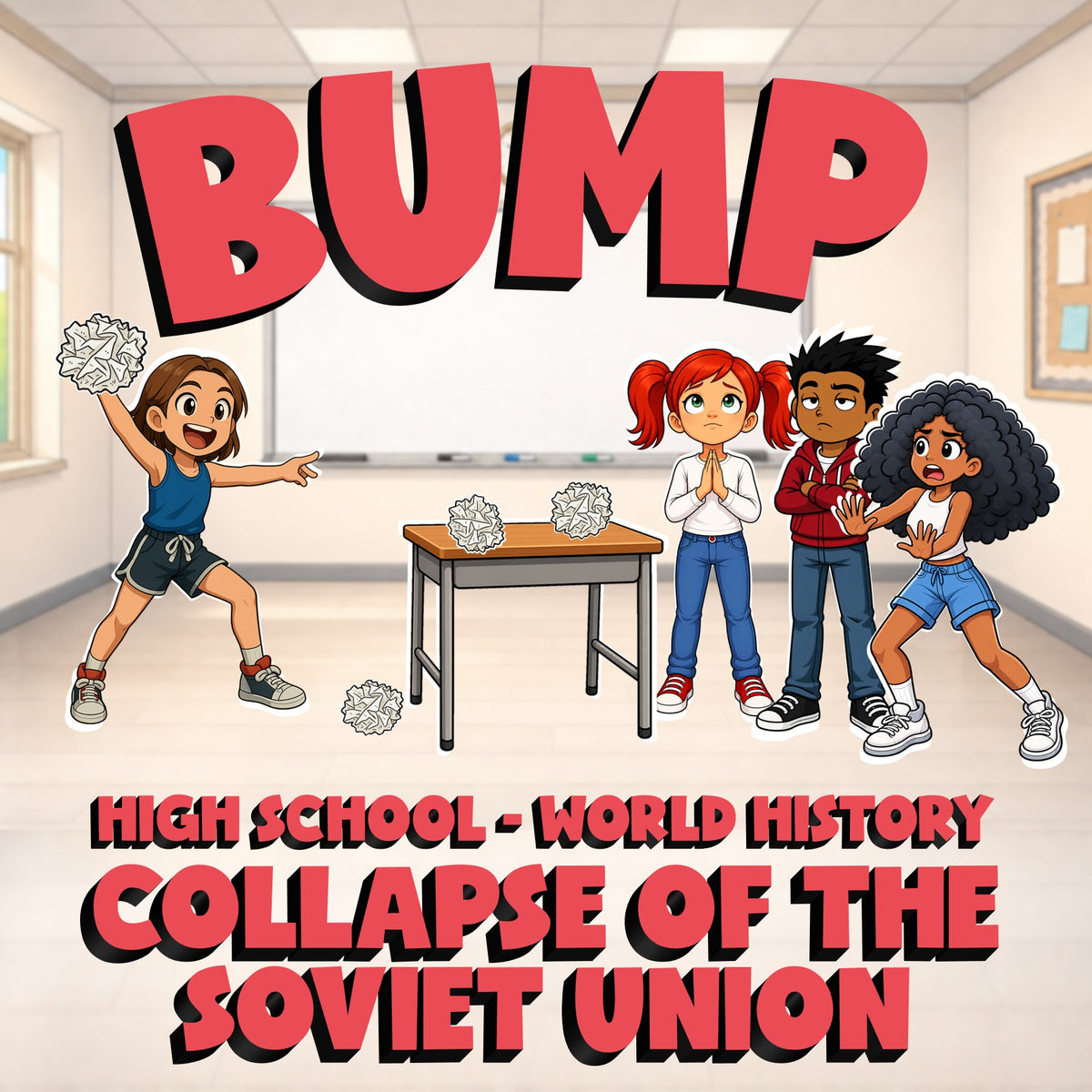 Collapse of the Soviet Union BUMP Game - No Prep World History Review Activity