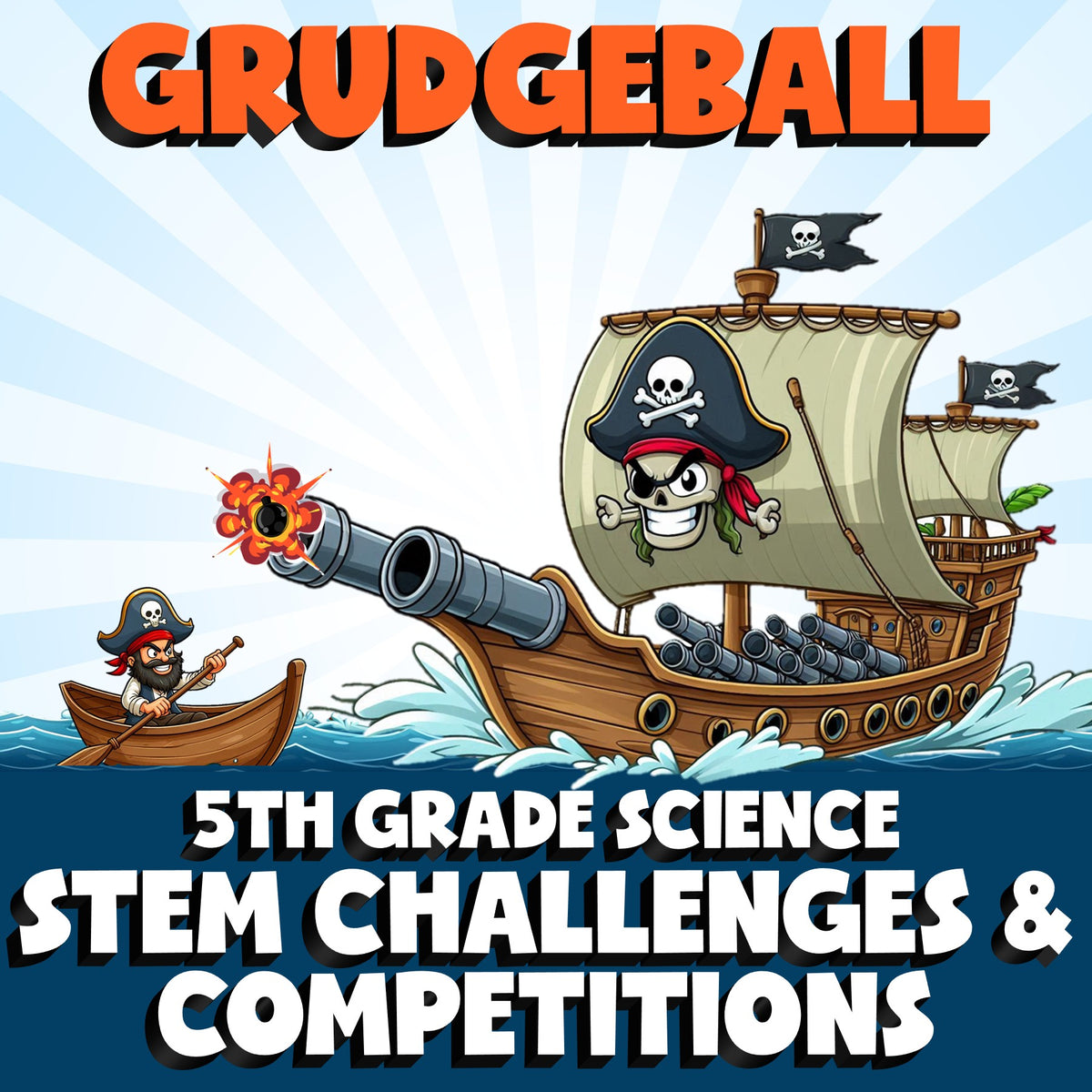 STEM Challenges & Competitions GRUDGEBALL Science Game - No Prep Grade 5 Review