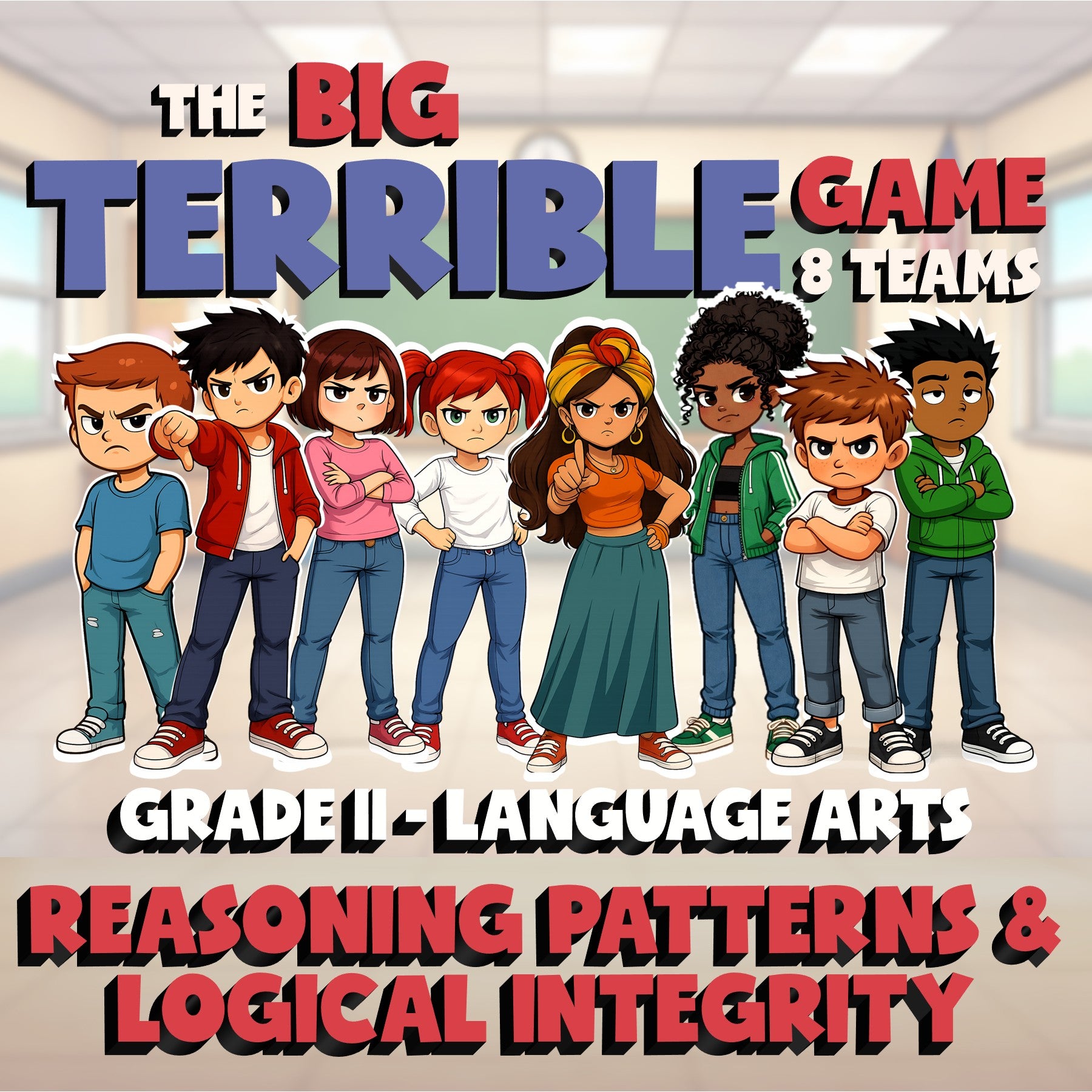 Reasoning Patterns & Logical Integrity BIG TERRIBLE GAME - Grade 11 ELA Review