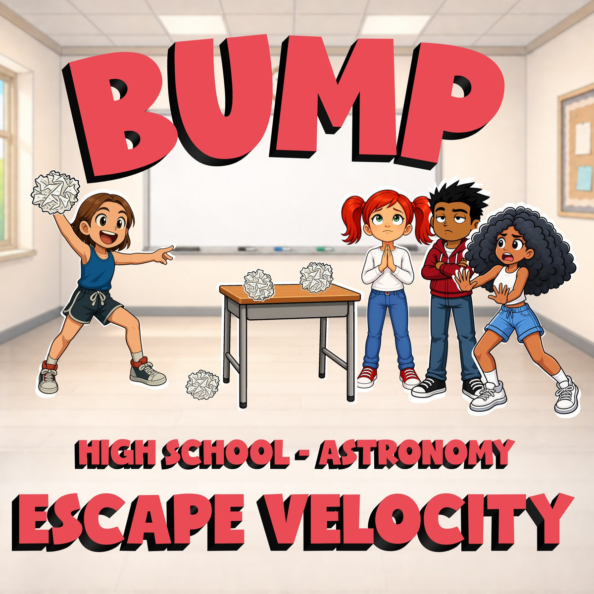 Escape Velocity BUMP Science Game - No Prep Astronomy Review Activity