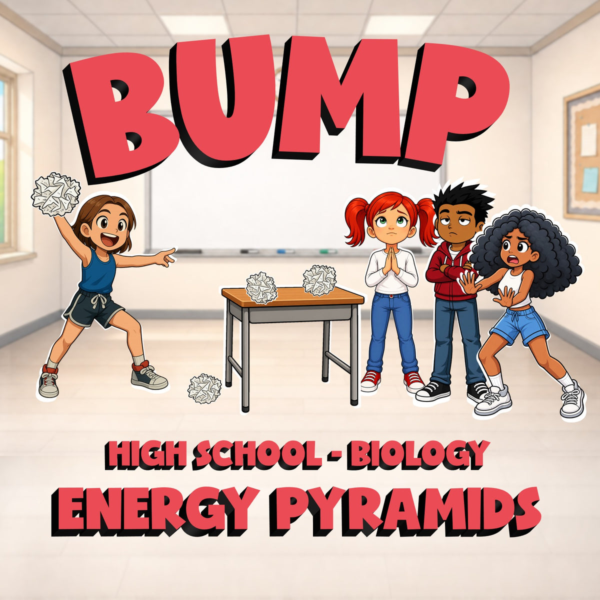 Energy Pyramids BUMP Science Game - No Prep Biology Review Activity