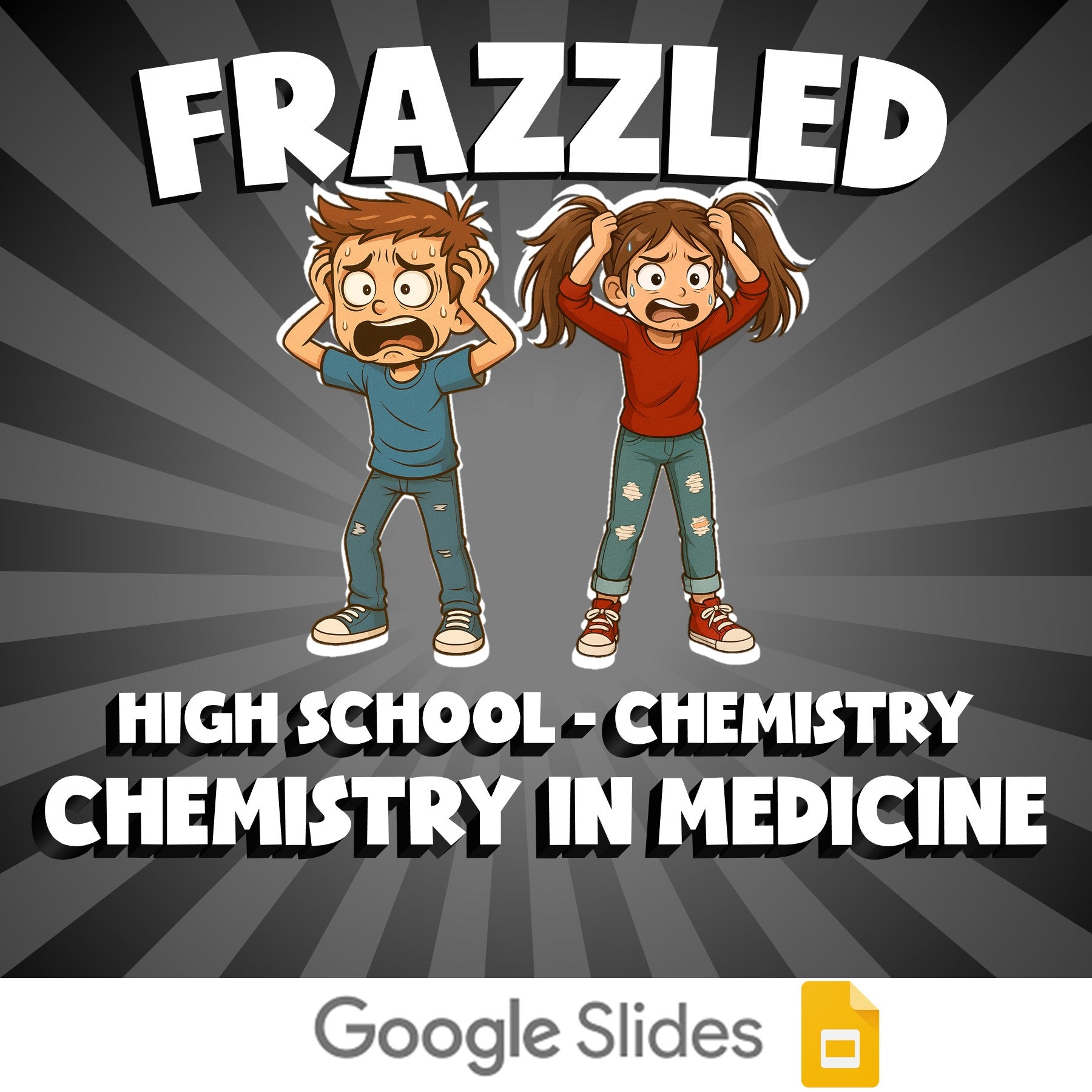 Chemistry in Medicine FRAZZLED Science Game - No Prep Chemistry Review Activity