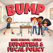 Budgeting & Fiscal Policy BUMP Civics Game - No Prep Review Activity