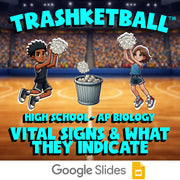 Vital Signs & What They Indicate TRASHKETBALL Science Game - No Prep AP Biology