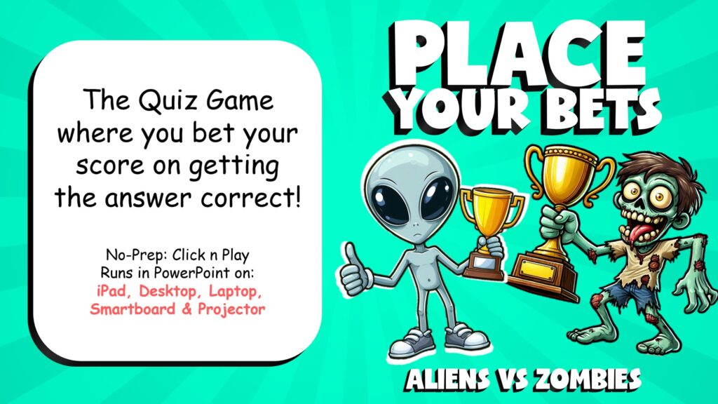 Place your bets is a great game that will get your students thinking in the classroom